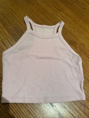 Lavender Waffle Knit Tank Top
